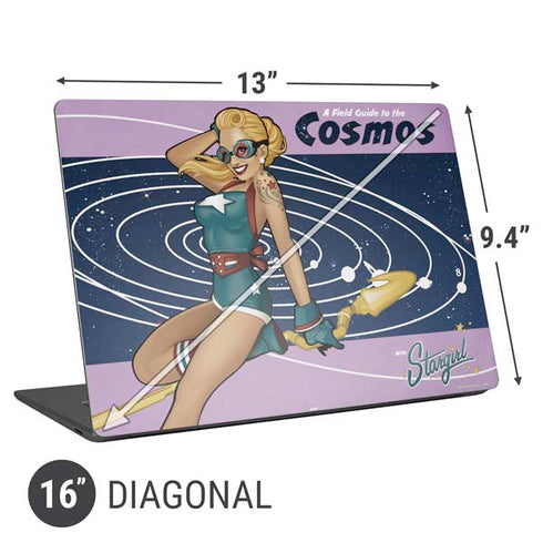 DC Comics Bombshells Stargirl- Field Guide to Cosmos Universal Laptop 16in (13 x 9.4in) Skin